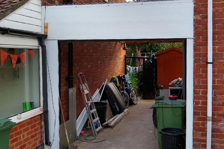 Simple Garage Door Installer Job Description for Small Space